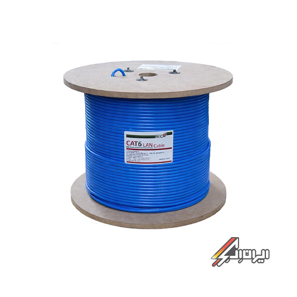 کابل Cat6 SFTP رفسنجان با شیلد کامل، هادی تمام‌مس و روکش PVC