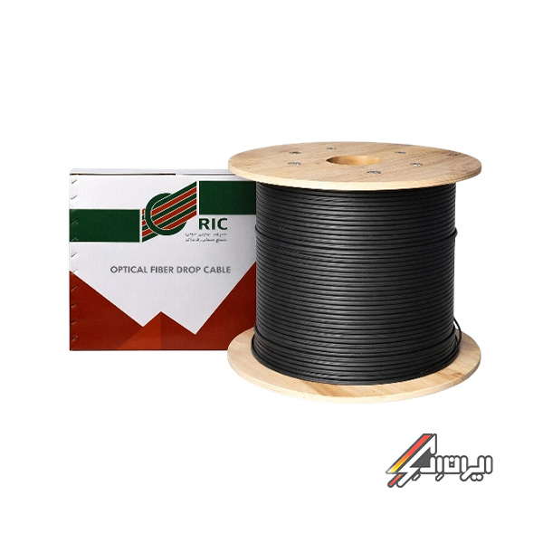 قرقره و رول باکس کابل فیبر نوری 4 کور رفسنجان Drop دو مهار