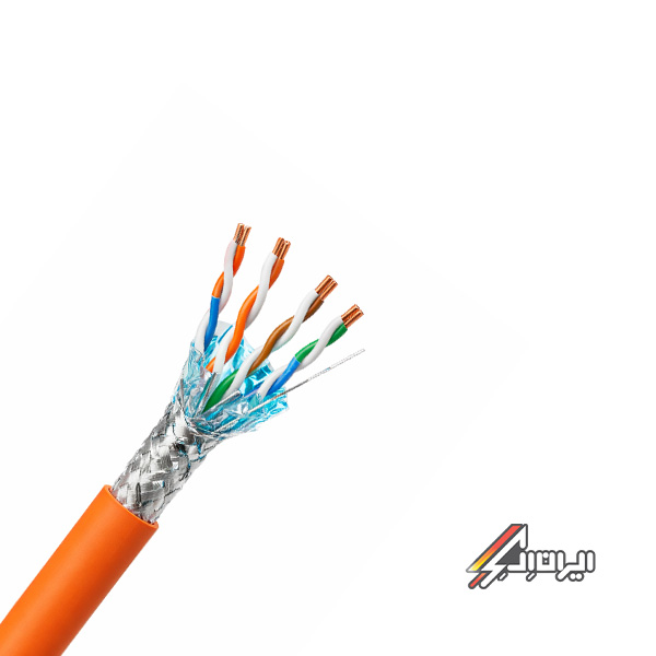 کابل شبکه Cat6 نگزنس با ساختار SFTP، ایمن و پایدار با روکش LSZH.