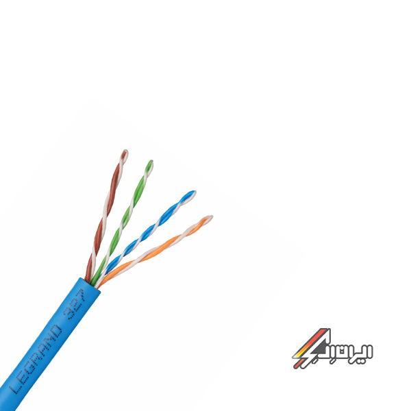 کابل شبکه Cat6 لگراند UTP، تمام‌مس با تست پرمننت (کد 001).