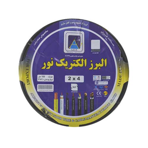 کابل برق افشان 4*2 البرز الکتریک نور