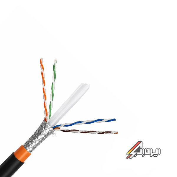 کابل شبکه Cat6 نگزنس SFTP تست چنل دابل ژاکت