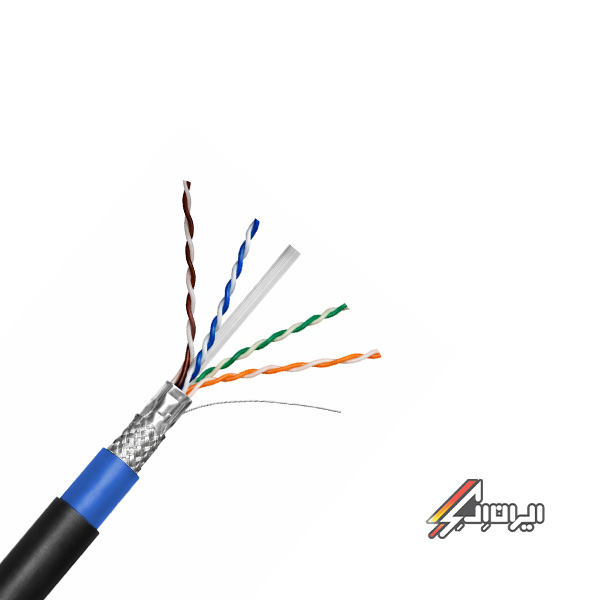 کابل شبکه Cat6 لگراند SFTP تمام مس دابل ژاکت 42