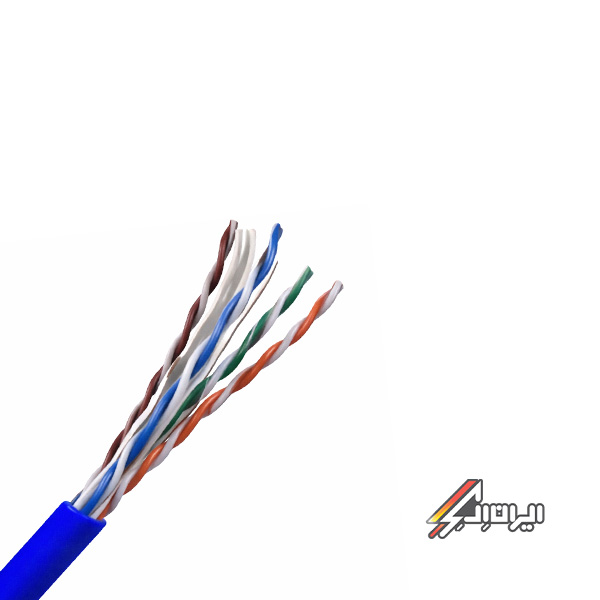 کابل شبکه Cat6 رفسنجان UTP تست پرمننت تمام مس روکش LSZH