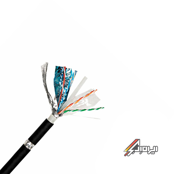 کابل Cat6 SF/UTP پینو، هادی تمام‌مس و روکش مقاوم PVC.