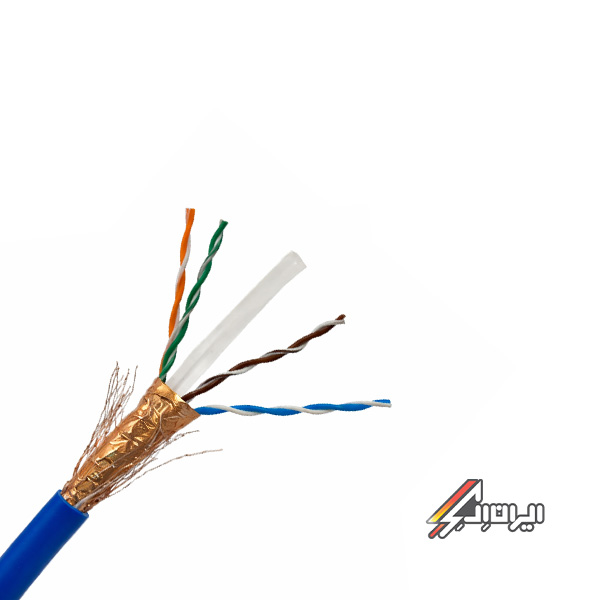 کابل شبکه Cat6 پینو sfutp تست پرمننت تمام مس PVC