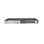سوئیچ 24 پورت لایه 2 گیگابیتی PoE+ دی-لینک مدل DGS-F1210-26PS-E