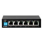 سوئیچ 6 پورت دی لینک مدل DGS-F1006P-E