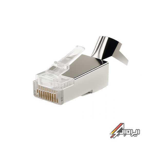 سوکت شبکه شیلددار Cat6+ کروبن مدل CRBPL817C7ASS