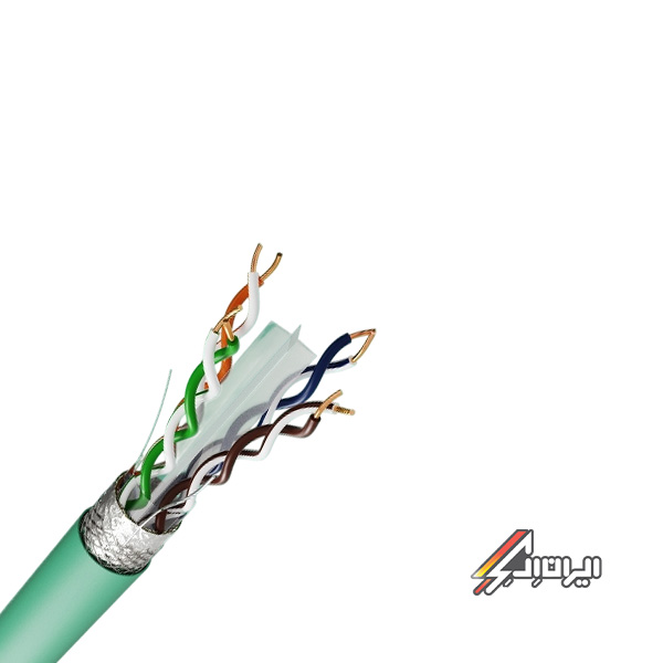 کابل شبکه Cat6+ کروبن SF/UTP، تمام‌مس با تست پرمننت و روکش LSZH.