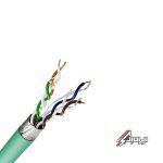 کابل شبکه Cat6A کروبن با ساختار S/FTP، کم‌نویز و استاندارد پرمننت.