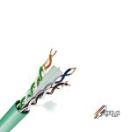 کابل شبکه Cat6A کروبن با ساختار U/UTP و کیفیت تأییدشده پرمننت.