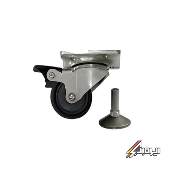 چرخ جابجایی رک تکی 75 ساده پیچ دار پایا سیستم