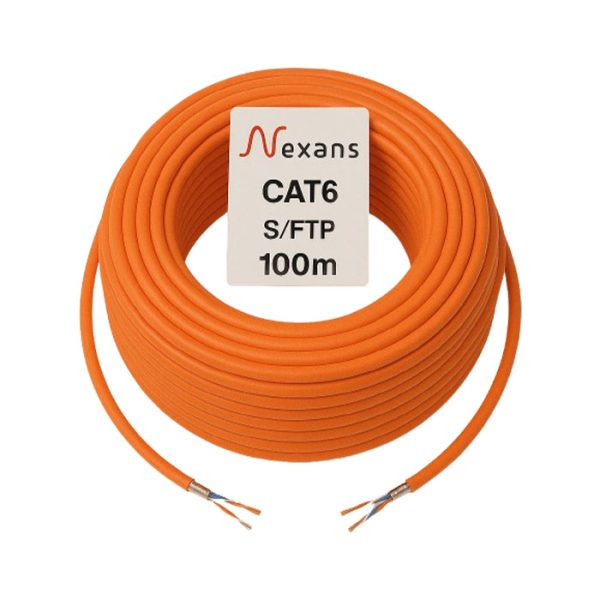 کابل شبکه Cat6 نگزنس UTP تمام مس 100 متری
