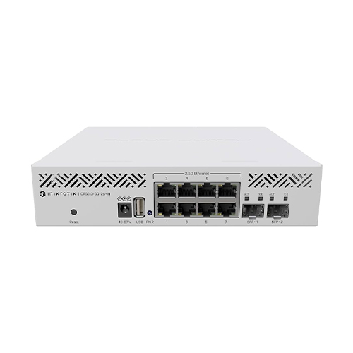 روتر سوئیچ میکروتیک مدل CRS310-8G+2S+IN