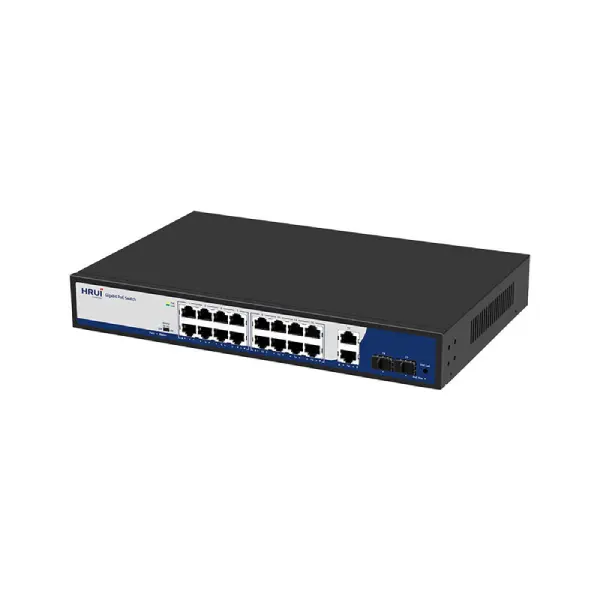 سوییچ شبکه 16 پورت POE اچ آر یو آی مدل HR900-AFG-1622S-300