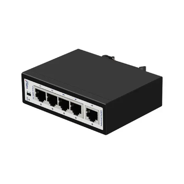 سوییچ شبکه صنعتی اترنت 4 پورت POE اچ آر یو آی مدل HR500-SW1050