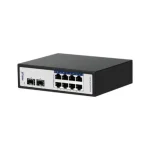 سوییچ شبکه صنعتی اترنت 8 پورت POE اچ آر یو آی مدل HR500-AFG-82S