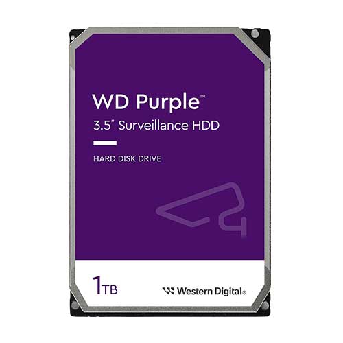 هارد 1TB اینترنال وسترن دیجیتال مدل WD PURPLE 1TB HDD