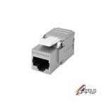 جک کیستون CAT6A کروبن مدل CRBK6ASTL10 نمای روبرو