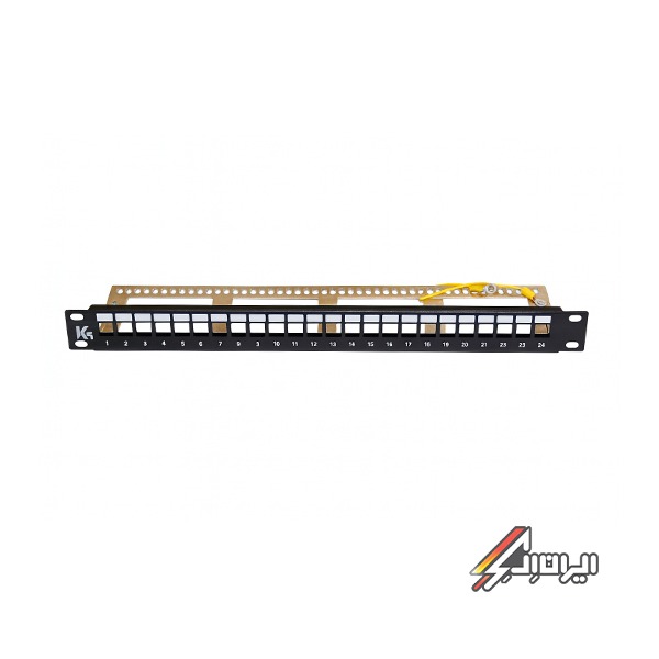 پچ پنل24 پورت ارت دار UNLOADED کبیر صنعت